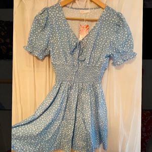 Cute light blue dress